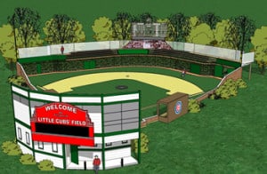 CAD drawing of Little Cubs Field