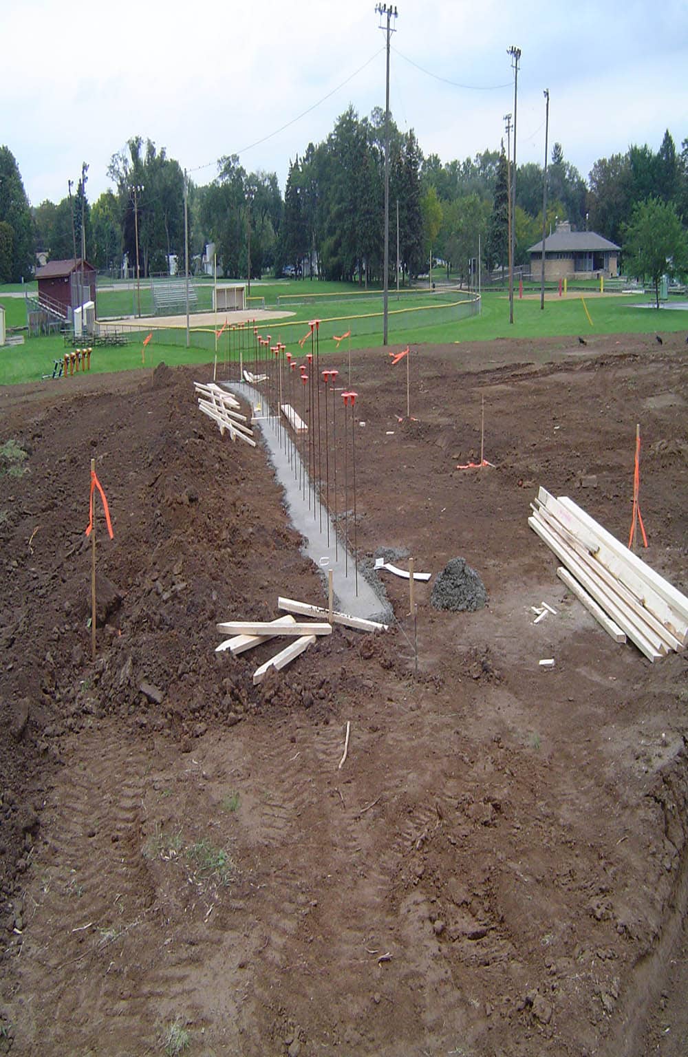 Little Cubs Field Beginning Construction